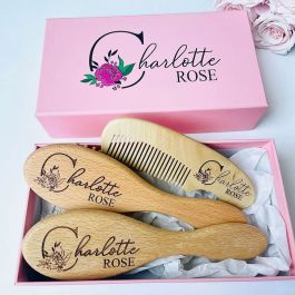 Personalized Baby Keepsake Gift, Personalized Wooden Baby Hair Brush ...