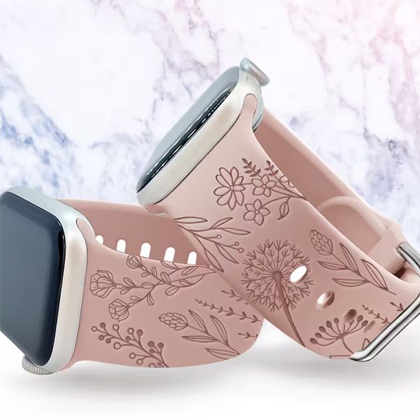 Wildflower and Bees Apple Watch Band