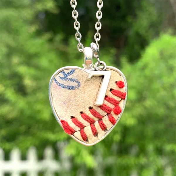 Amazon.com: Personalized Sports Number Necklace With Name - Baseball Softball  Number With Name Pendant - Lucky Number Sports Charm Gift: Clothing, Shoes  & Jewelry