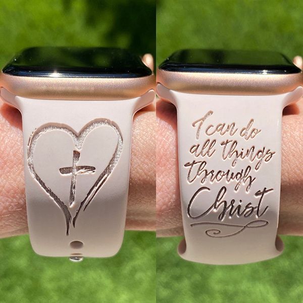 Personalized Scripture Band For Fitbit Versa Versa Lite and